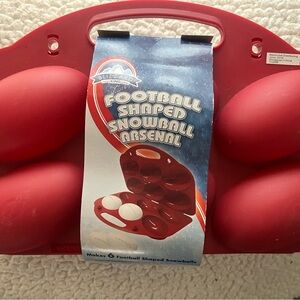 NWT- Blizzard Football Shaped Snowball Maker